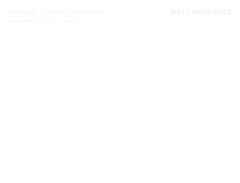 Tablet Screenshot of matthewmenendez.com